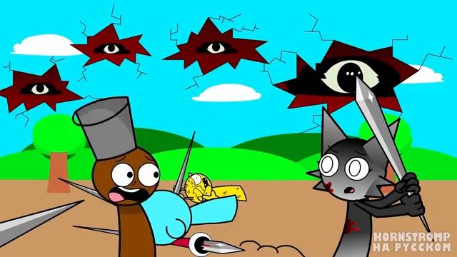 INCREDIBOX SPRUNKI - КЕТЧУПНАЯ ВЕЧЕРИНКА!  Хорнстромп анимации на.mp4