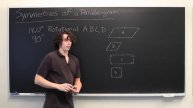Description of the Symmetry of a Parallelogram : Parallelograms & Math