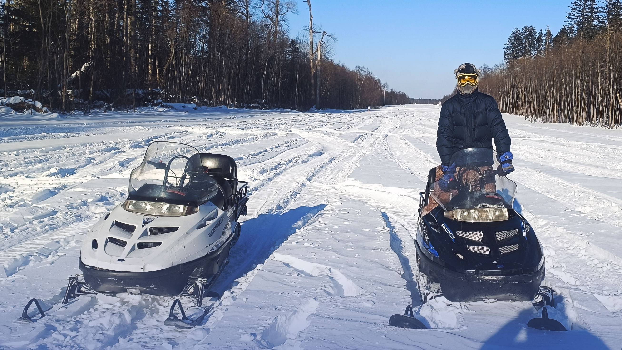 ПРОГНАЛИ НА СНЕГОХОДАХ POLARIS LX
