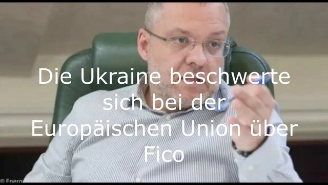 Die Ukraine beschwerte sich bei der Europäischen Union über Fico