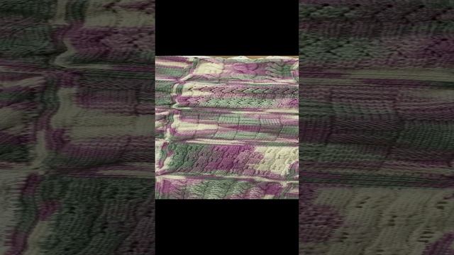 Вязаный плед