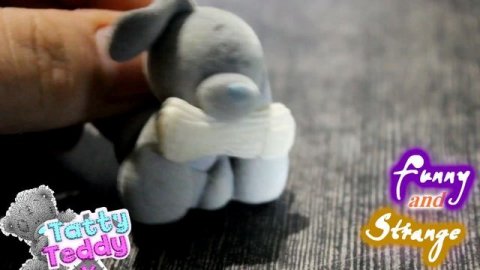 A toy dog Archie a Sweet Box's toy funny and strange