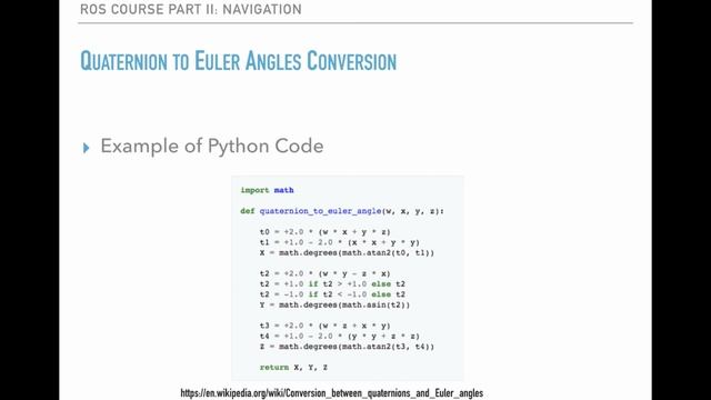 5.004 Quaternions