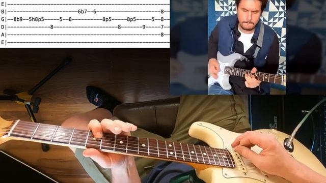 John Mayer 12 Bar Blues Lesson With Tabs - Pentatonic Equator