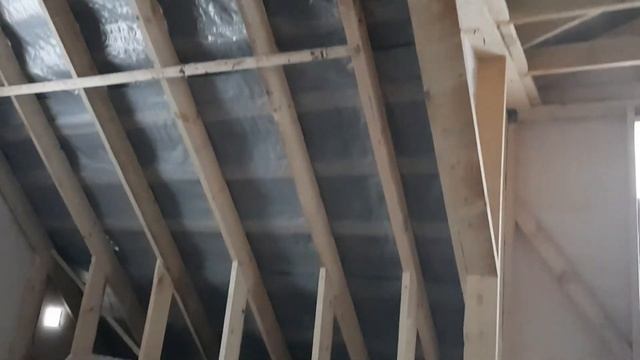 Видеообзор каркасного дома 6 на 9 м с кукушкой и крыльцом 1.2х2 м