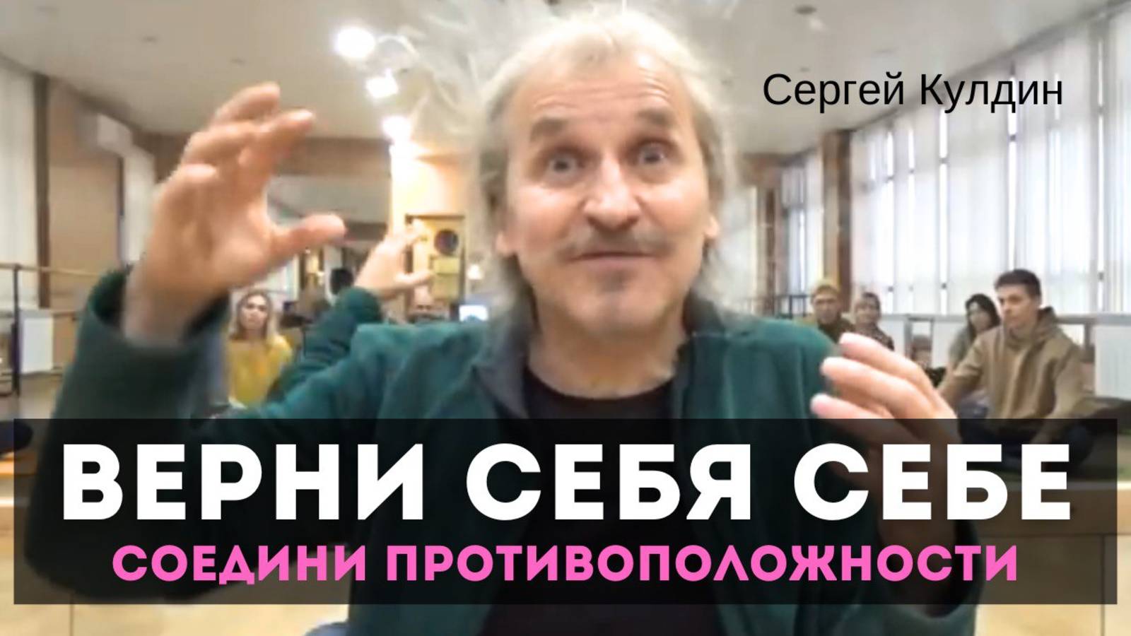 Обрети единство. Не борись. Соедини противоположности. Сергей Кулдин. Сатсанг Н.Новгород 19.02.22