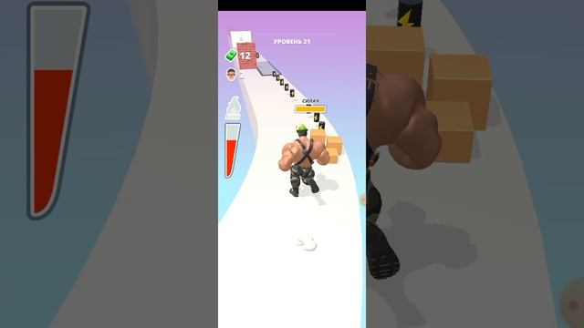 RAGE CONTROL RUN CHALLENGE 😎 with Muscle Rush Part #3 #short #shorts #shortvideo