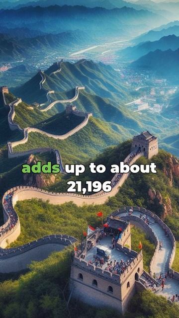 How long is the Great Wall of China? #shorts