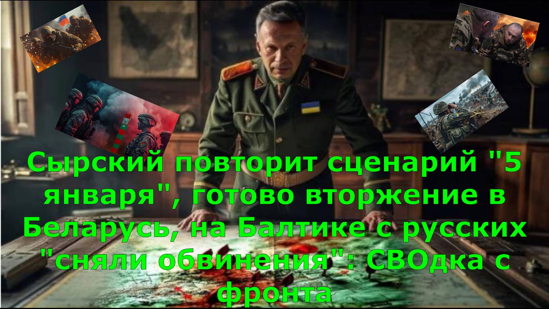 Сырский повторит сценарий "5 января", готово вторжение в Беларусь, на Балтике с русских "сняли обвин
