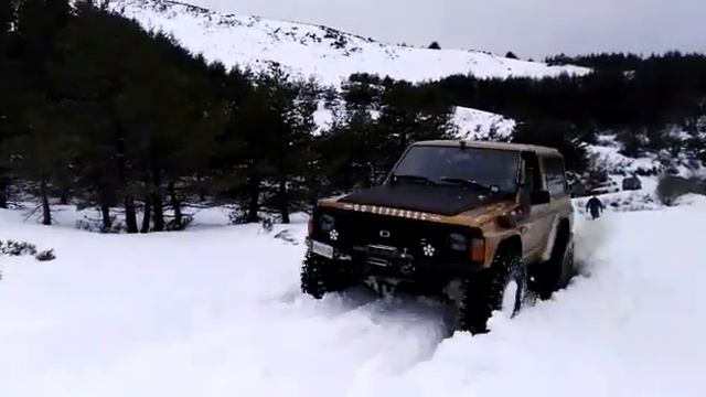 NISSAN PATROL GR Y60 RD28T 37" SNOW 🏂 ❄️ 🐧 TT CROISIERE BLANCHE ANCARES 2019
