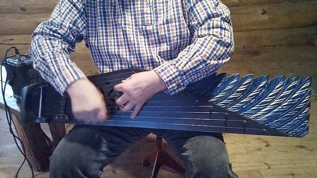 Гусли электро-акустические _ electro-acoustic gusli _Blue Bird_