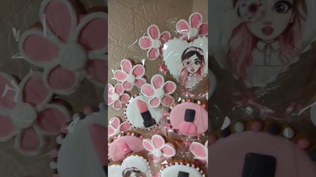Імбирні пряники.Имбирные пряники.Пряники для девочек.8Марта.8.Березня.#shorts