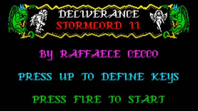 Stormlord II - Deliverance Spectrum Title Music