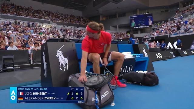 Ugo Humbert v Alexander Zverev Highlights | Australian Open 2025 Fourth Round