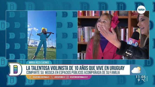 Desayunos informales conmigo canal @Teledocecom Roza 10 años