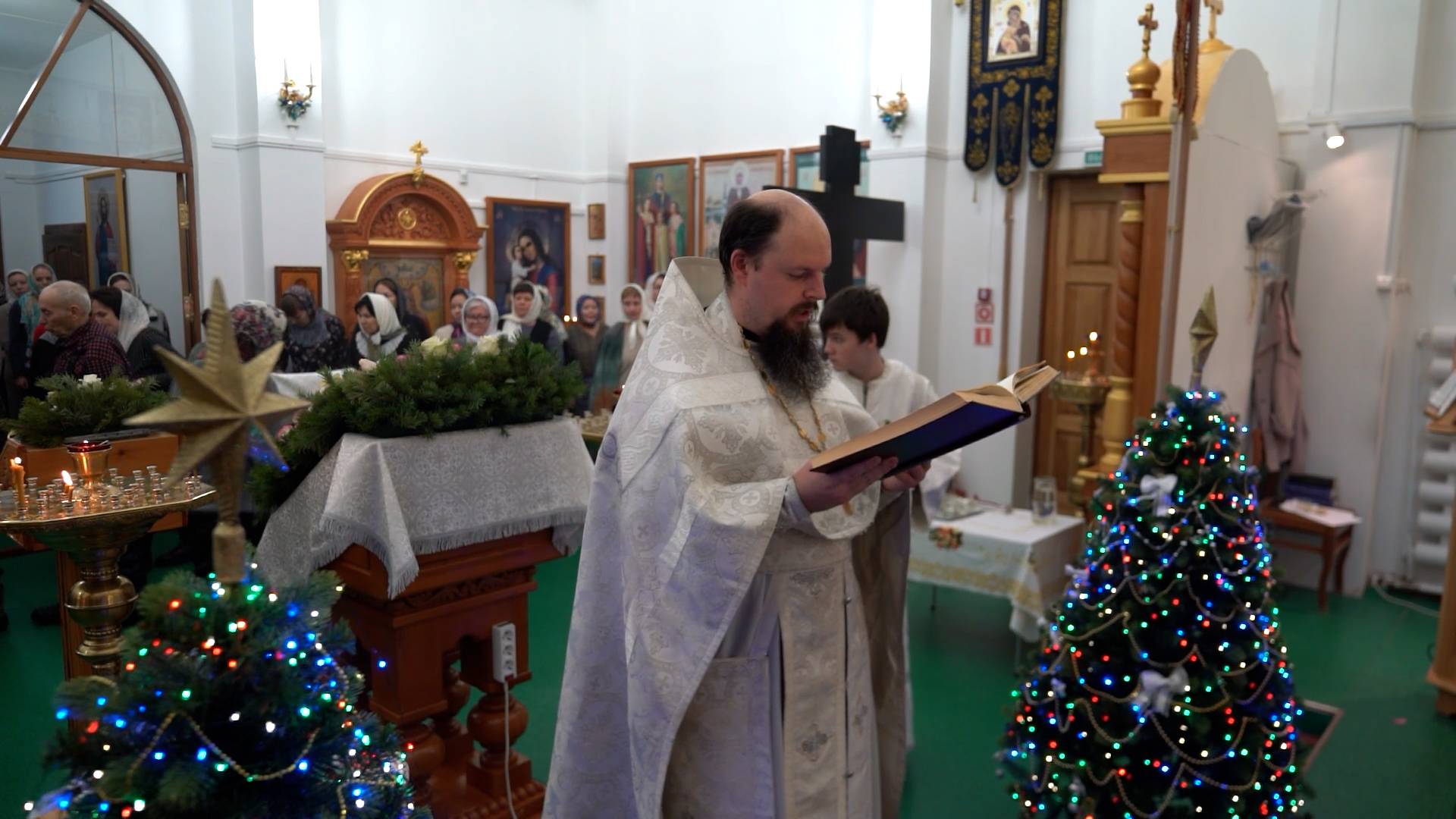 Крещение Господне - Праздник Богоявления в Красноселькупе