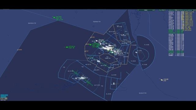 [VATSIM] UAE Fly-In | Radar Contact | Episode 15 | Time Lapse
