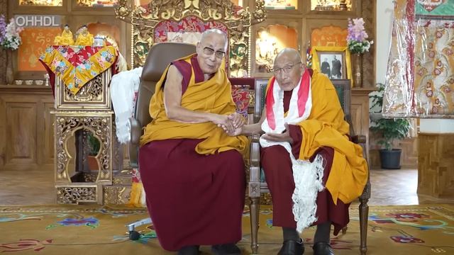 Далай-лама даровал аудиенцию 105-му Ганден Трипе