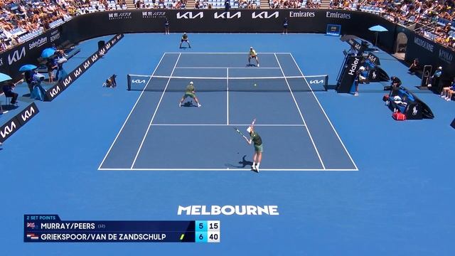 Murray/Peers v Griekspoor/van de Zandschulp Highlights | Australian Open 2025 Second Round