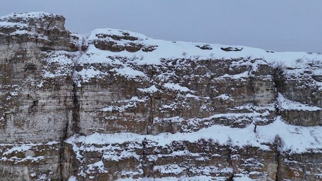 Девья гора и Молодецкий курган зимой.