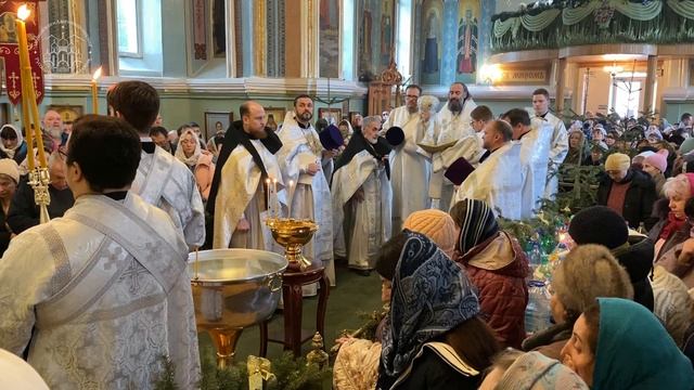 Архиепископ Тихон совершил Богослужение в праздник Крещения Господня