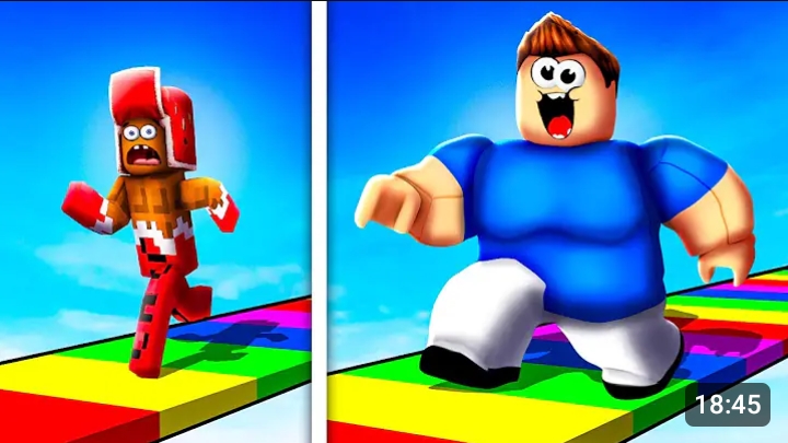 Только Самый ТОЛСТЫЙ Игрок ДОЙДЁТ до ФИНИША в РОБЛОКС! Roblox