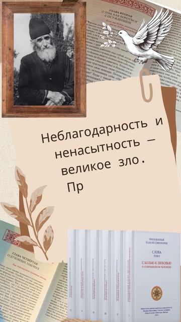 Преподобный Паисий Святогорец: Неблагодарность и ненасытность — великое зло #паисийсвятогорец