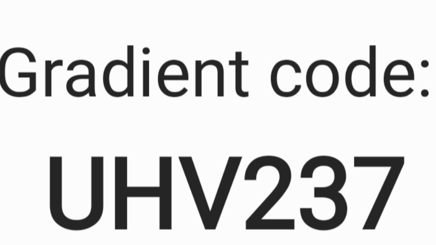 Код Gradient: UHV237  Gradient code: UHV237