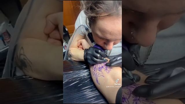 Моя первая татуировка😄👹