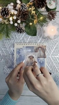 «Снежная страна»❄️🏠🌲 #скрапбукинг #зима #творчество