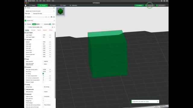 Bambu Studio как настроить швы красиво