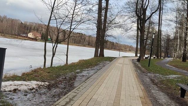малаховское озеро зимой