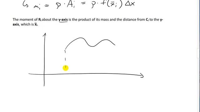 Applications of Integrals: Moments and Centers of Mass: Constant Density
