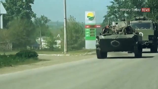 FINALLY;Ukrainian artillery destroys Russian tanks breaking through defense in spectacular fightbac