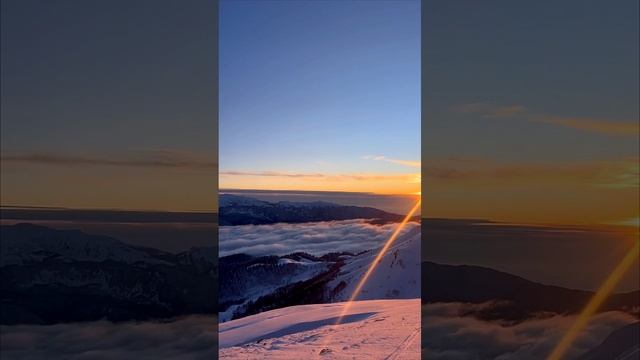 Зима на Курорте Красная Поляна — это не только спуски по склонам! ❤️🥁🏔🚸🧭🤩👍