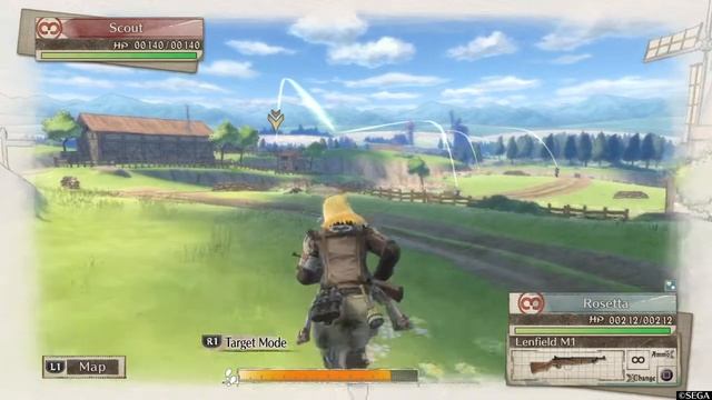 Valkyria Chronicles 4 Пролог - Skirmish 1 A Rank За 1 ход
