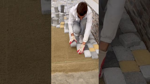 Укладка тротуарной плитки