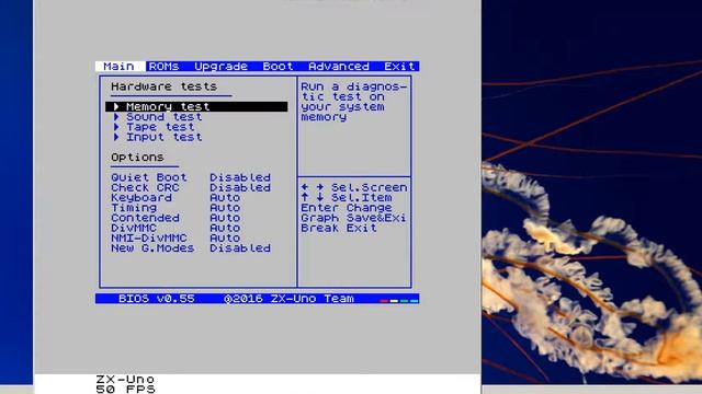 Configurando ZesarUX para usar imagen mmc del ZX-UNO Pack