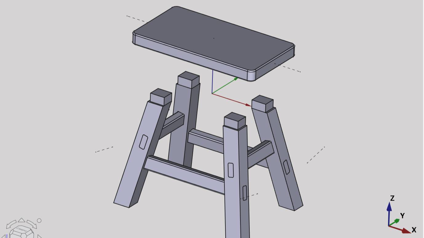 FreeCAD.#131. Лечим табуретку