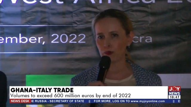 Ghana-Italy Trade: Trade volumes to exceed 600 million euros by end of 2022 - News Desk