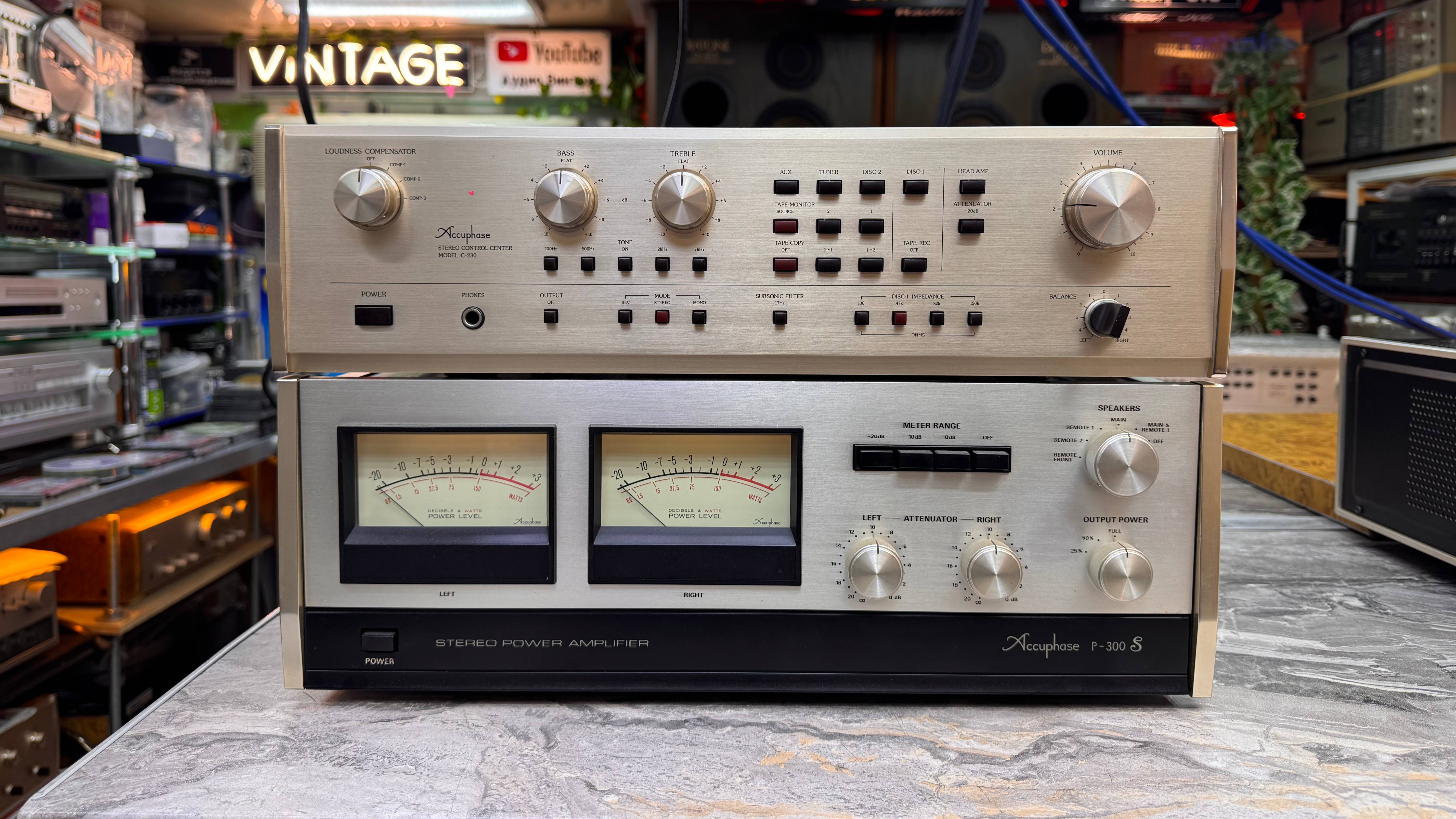 Accuphase P-300S + Accuphase C-230