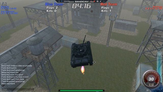 Tank off (classic), Jumping with Tank Destroyer in Military Base