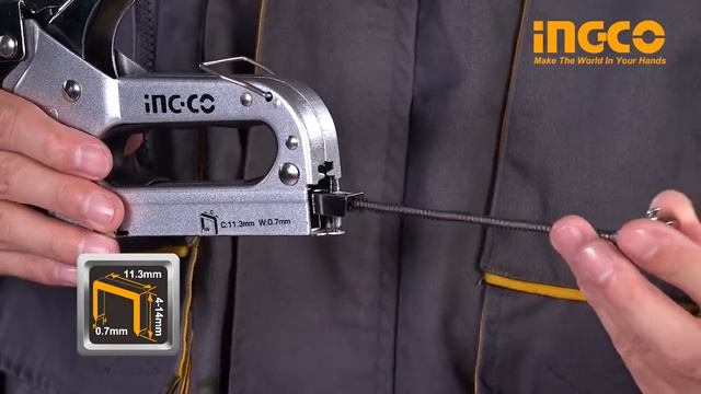 Степлер механический INGCO HSG1403