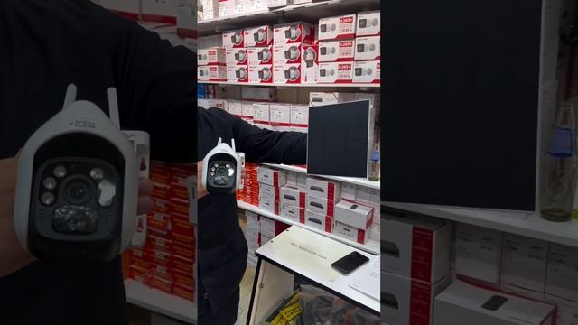 NeoCamdan hamyonbop quyosh panelli 360° aylanuvchi kamera. Wi-Fida ishlaydi #kamera #neocam #cctv