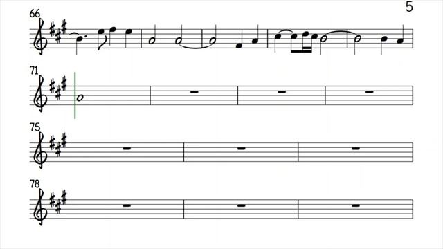I Am Sailing Alto Sax Sheet Music Backing Track Play Along Partitura_480p_MUX