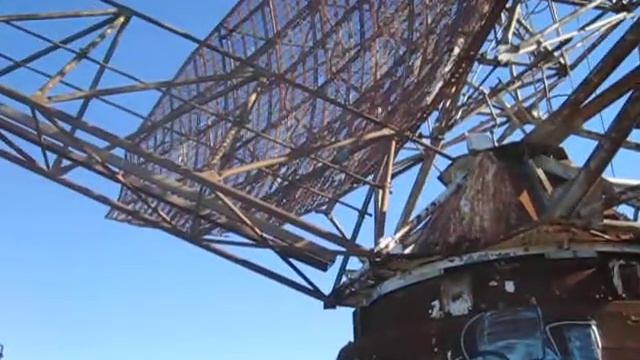 Camp Hero 15 - Close-up of the radar dish