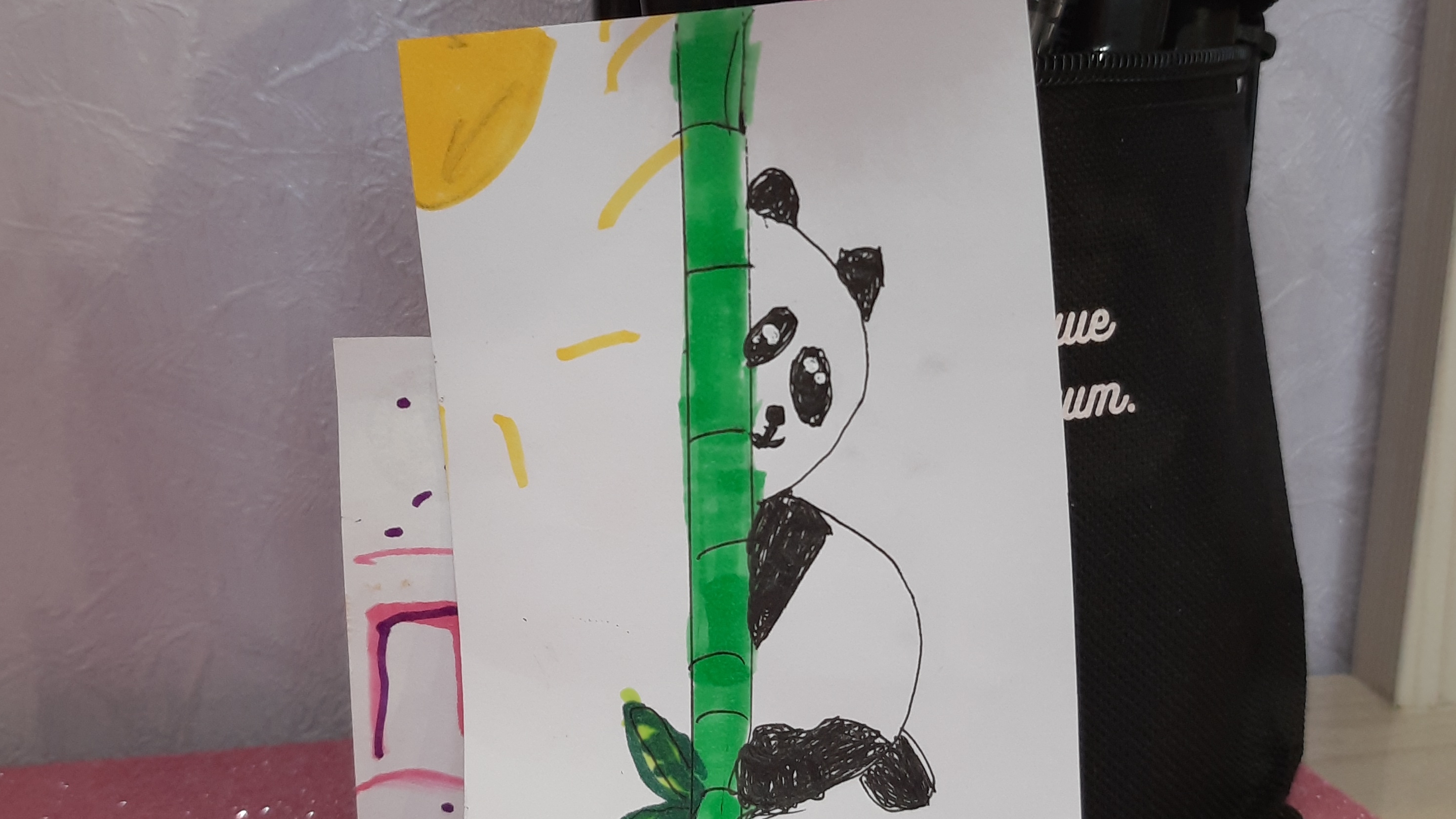 Рисунок панды 🐼