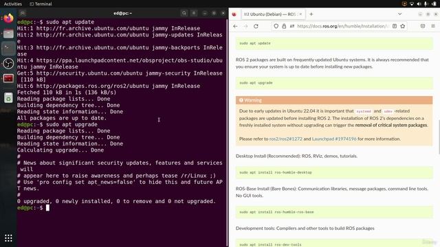 2.002 [Recap] Install and Setup ROS2 on Ubuntu 22.04