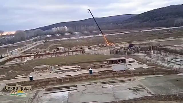 Репортаж со стройки ЖК Кипарис в Сукко от 20 января 2025 года