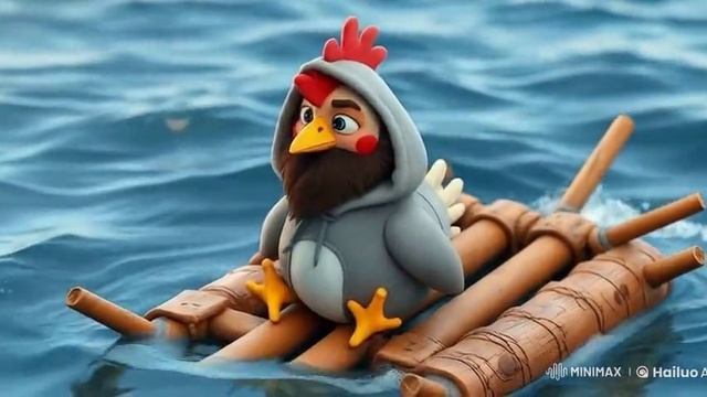 Chicken on a raft (Forsen AI cover)